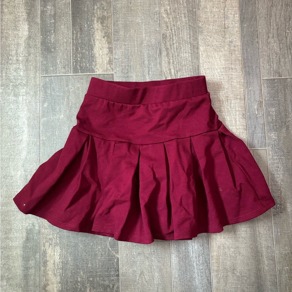 NWT Burgundy Skort 5T